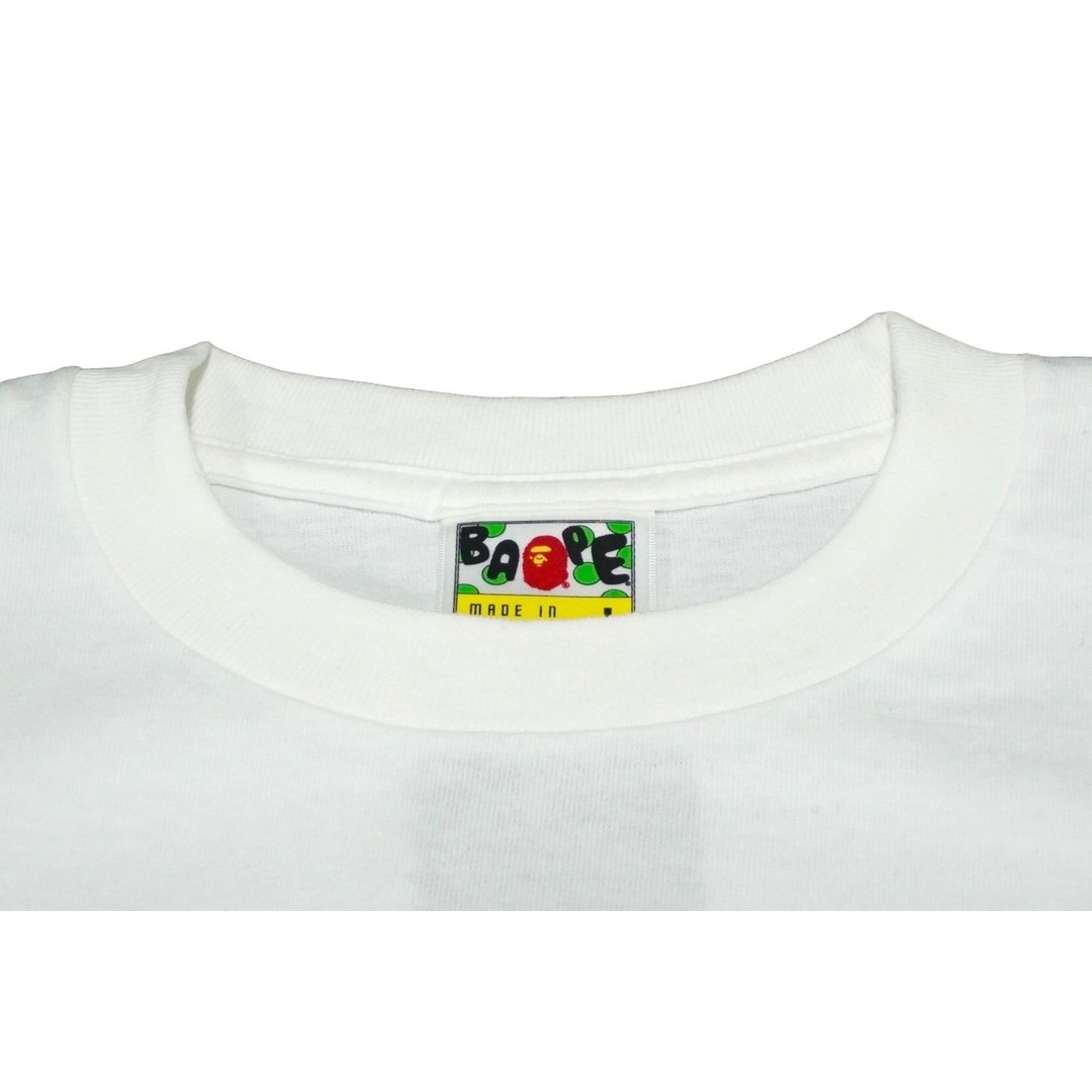 A BATHING APE(アベイシングエイプ)の新品未使用 A BATHING APE EXILE アベイシングエイプ×エグザイル 半袖Ｔシャツ EID-002 ホワイト ブラウン サイズL 58743 レディースのトップス(Tシャツ(半袖/袖なし))の商品写真