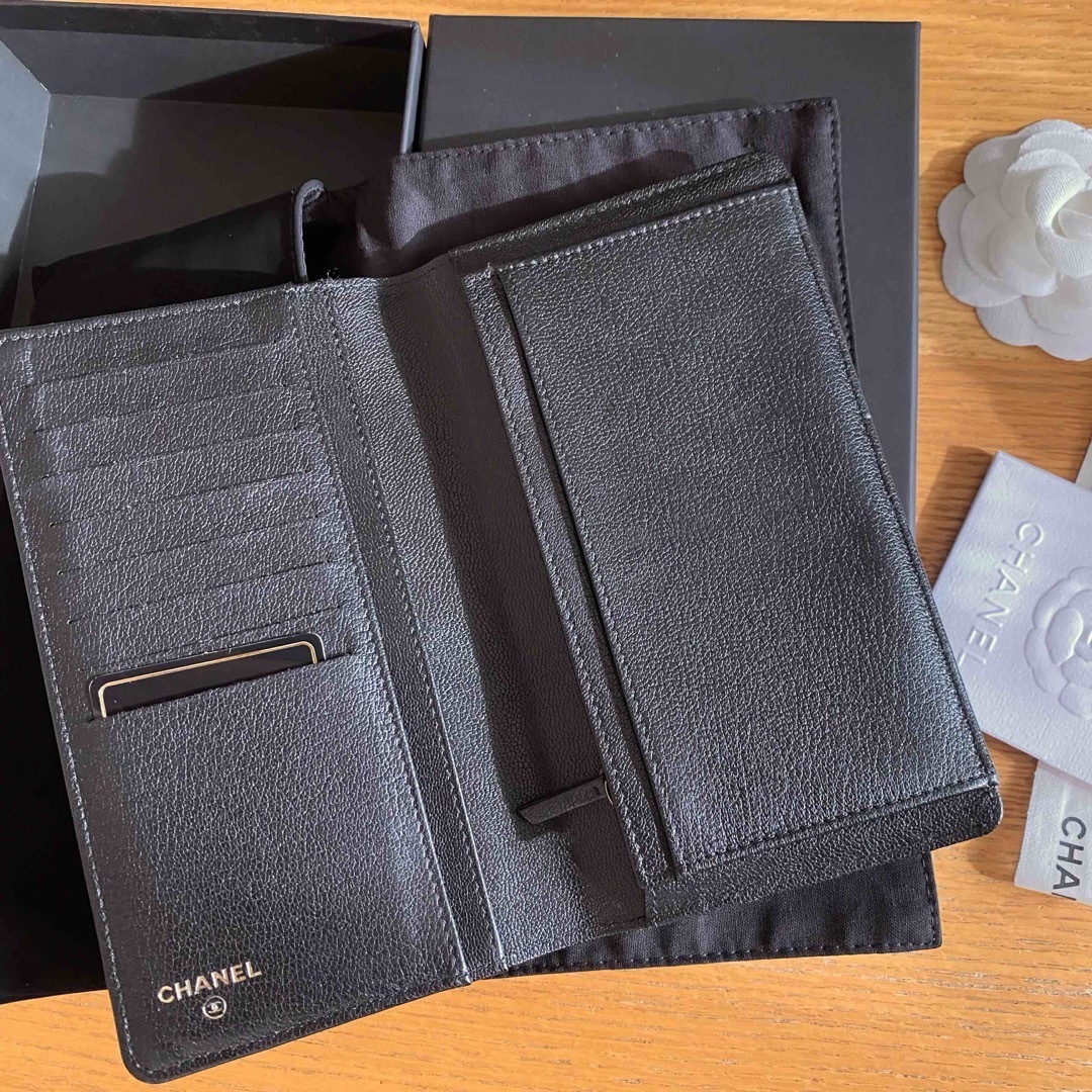 CHANEL(シャネル)の正規品　シャネル　長財布　美品　黒 レディースのファッション小物(財布)の商品写真