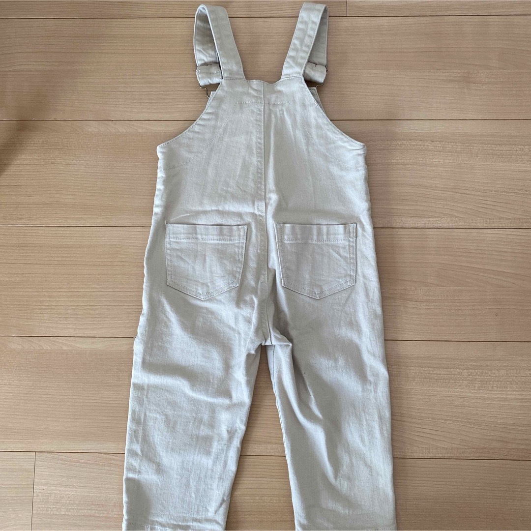 petit main(プティマイン)のサロペット、オーバーオール　90 ベージュ キッズ/ベビー/マタニティのキッズ服男の子用(90cm~)(パンツ/スパッツ)の商品写真