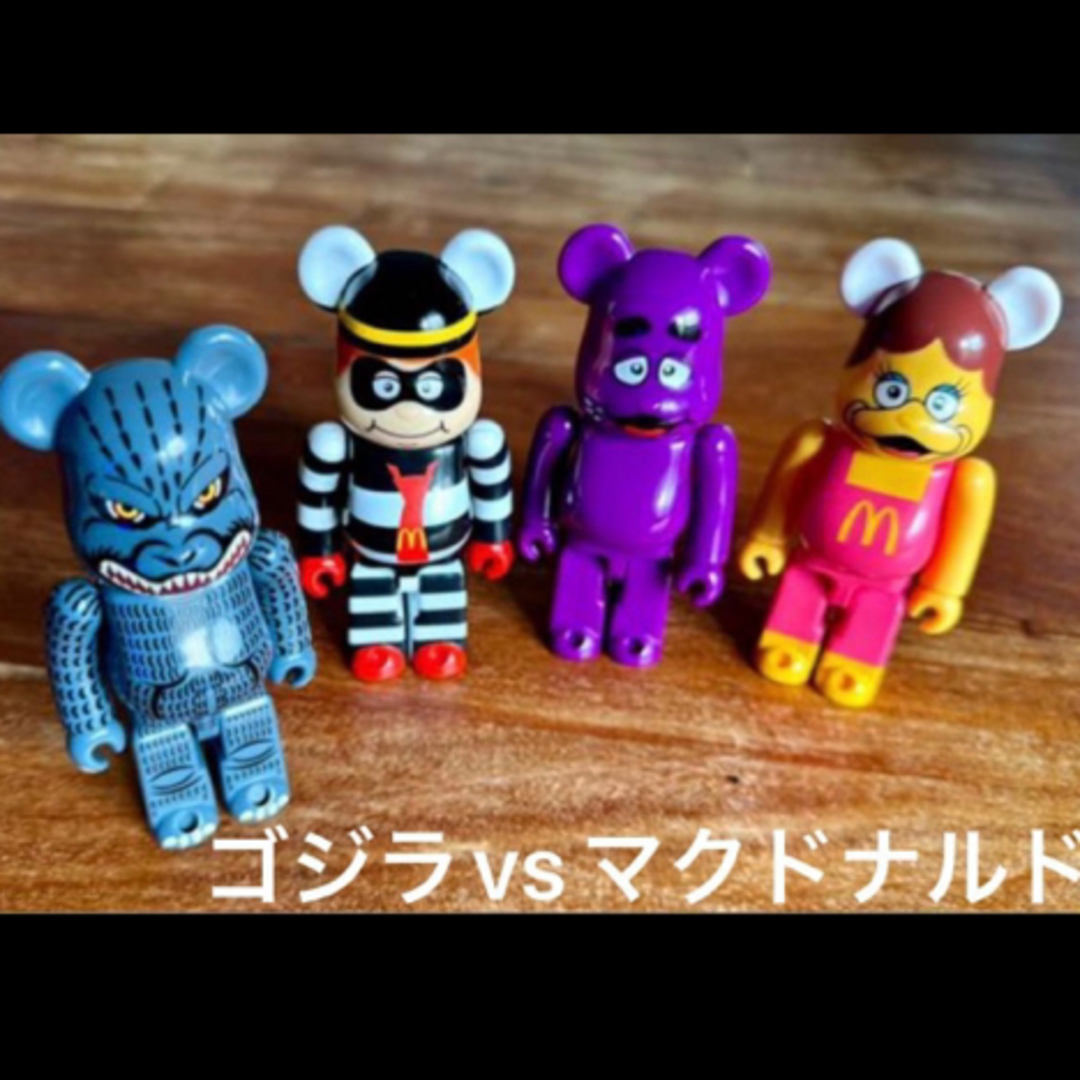 ゴジラ VS マクドナルド　BE@RBRICK ベアブリック　４体セットその他