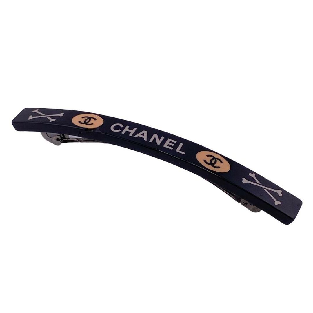 シャネル CHANEL バレッタ
 ココマーク 03P ブラック^^