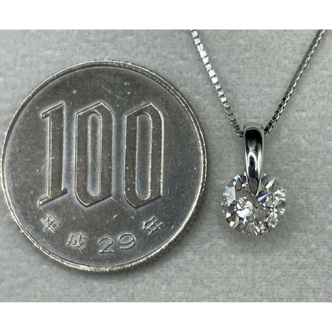 JK503★高級 大粒ダイヤモンド1.057ct プラチナ ネックレス ソ付