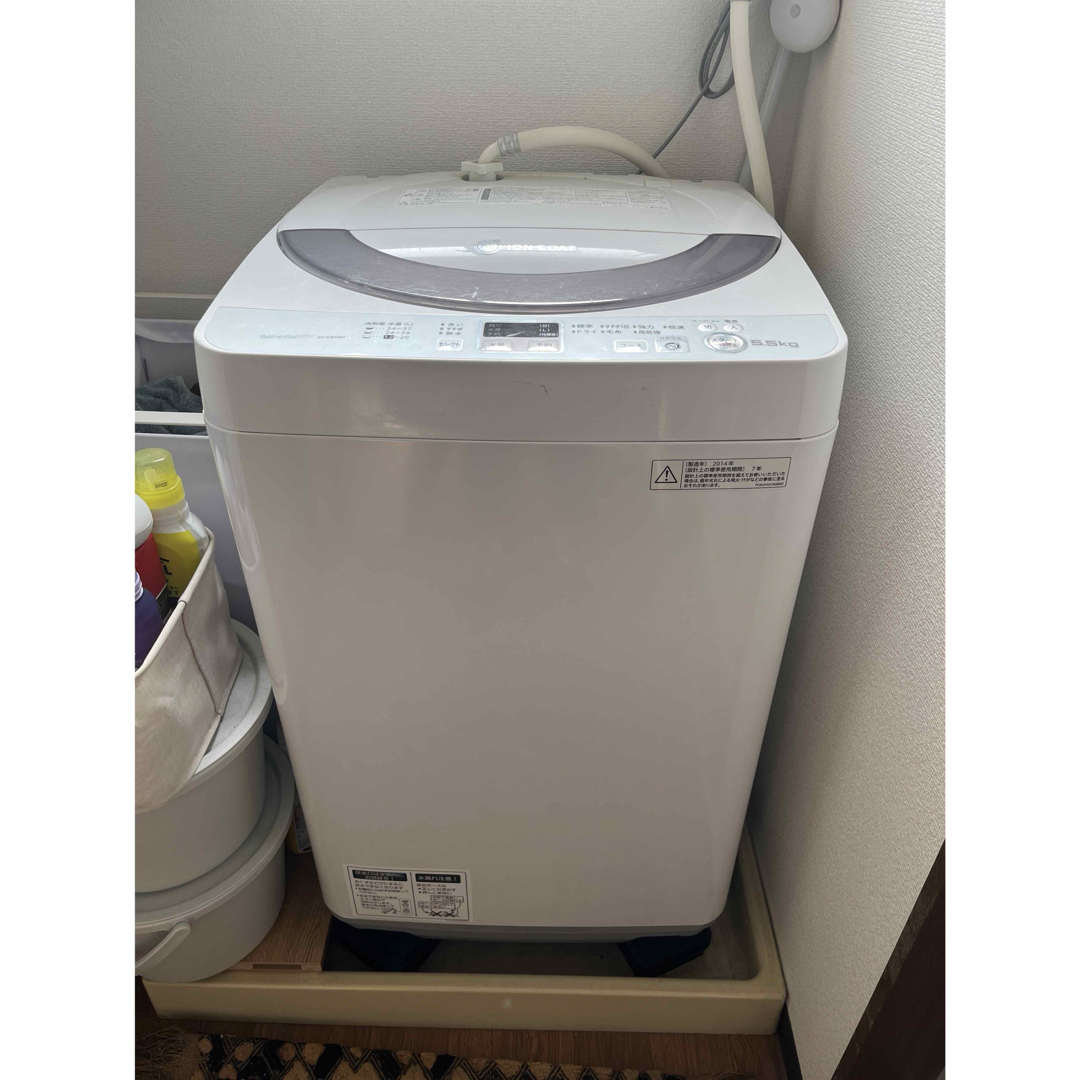 一人暮らしSHARP 全自動電気洗濯機　ES-GE55N