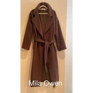 ミラオーウェン(Mila Owen)のMila Owenコート　アウター　ブラウンコート　(ロングコート)