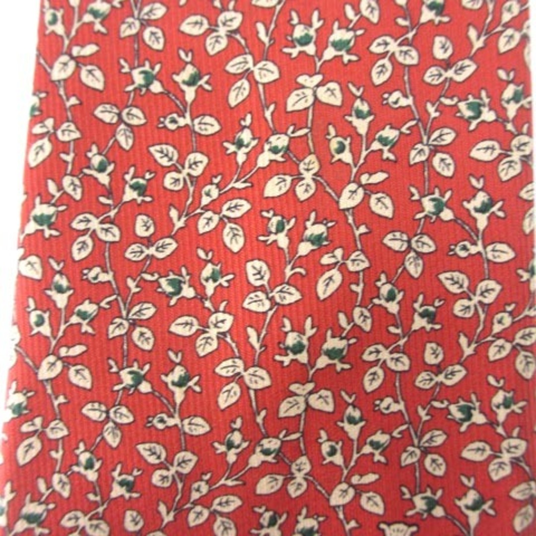 celine(セリーヌ)のセリーヌ ネクタイ レギュラータイ 総柄 ロゴ シルク100％ レッド 赤 メンズのファッション小物(ネクタイ)の商品写真