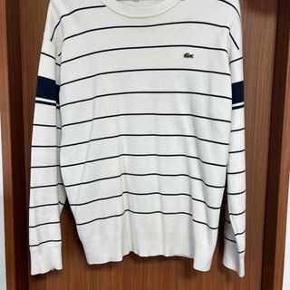 ラコステ(LACOSTE)の【処分特価】ラコステ　コットンセーター　L(ニット/セーター)