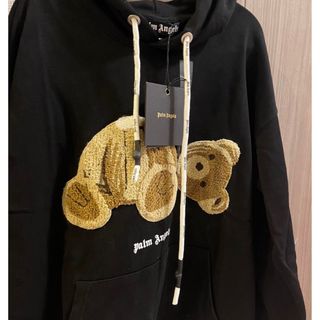 パームエンジェルス(PALM ANGELS)の最終お値下げ Palm Angels BEAR ロゴ パーカー スウェットL(パーカー)