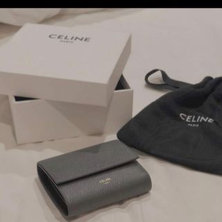 セリーヌ(celine)の【hana様専用】セリーヌ　三つ折り財布　ミニウォレット　グレー(財布)