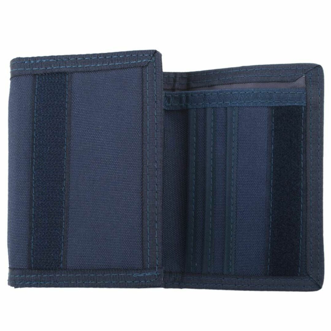 【色: ブラック】TOPTIE 男性3つ折り財布 カード7枚収納 帆布 小銭入れ メンズのバッグ(その他)の商品写真