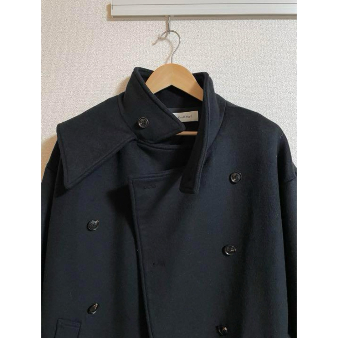 Ameri VINTAGE(アメリヴィンテージ)のknuthmarf layered motorcycle coat black レディースのジャケット/アウター(ロングコート)の商品写真