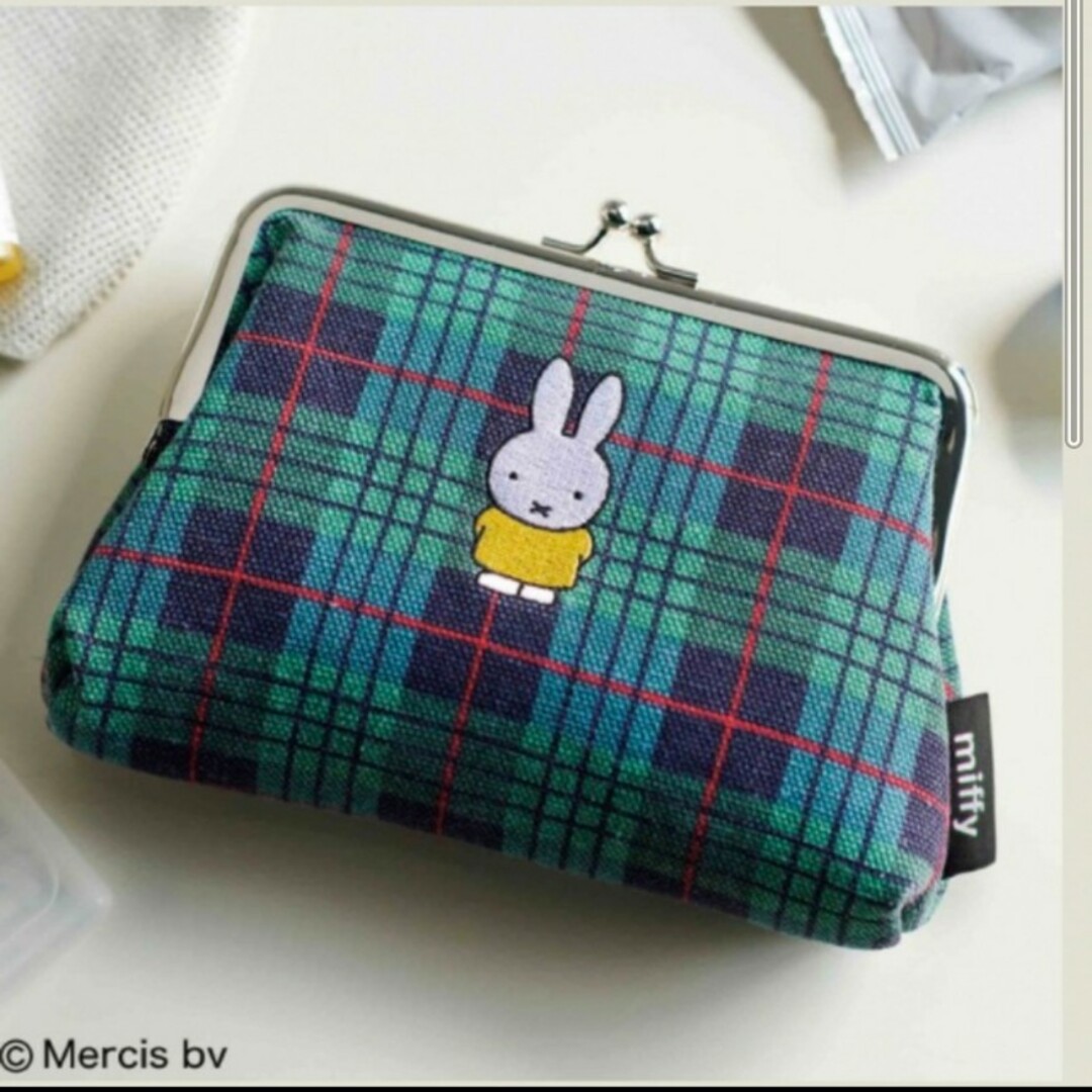 miffy(ミッフィー)のSpring付録ミッフィーがま口ポーチ レディースのファッション小物(ポーチ)の商品写真