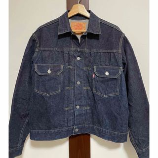 リーバイス(Levi's)の希少!美品!リーバイス バレンシア 507XX セカンド 44 米国製 英字タグ(Gジャン/デニムジャケット)