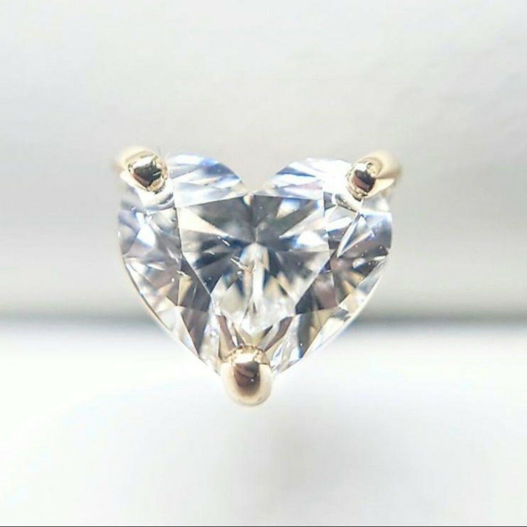 【新品未使用品】【Fカラー】D0.743ct ハートシェイプダイヤモンド ピアス 【新品未使用品】【Fカラー】D0.743ct ハートシェイプダイヤモンド ピアス