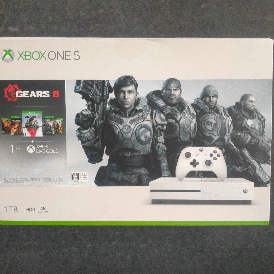 Microsoft Xbox One S 1TB (GEARS 5 同梱版)ゲームソフトゲーム機本体