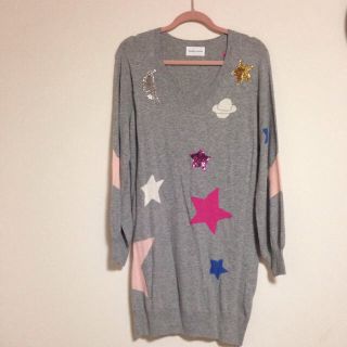 ツモリチサト(TSUMORI CHISATO)のTSUMORI CHISATO 星OP(ひざ丈ワンピース)