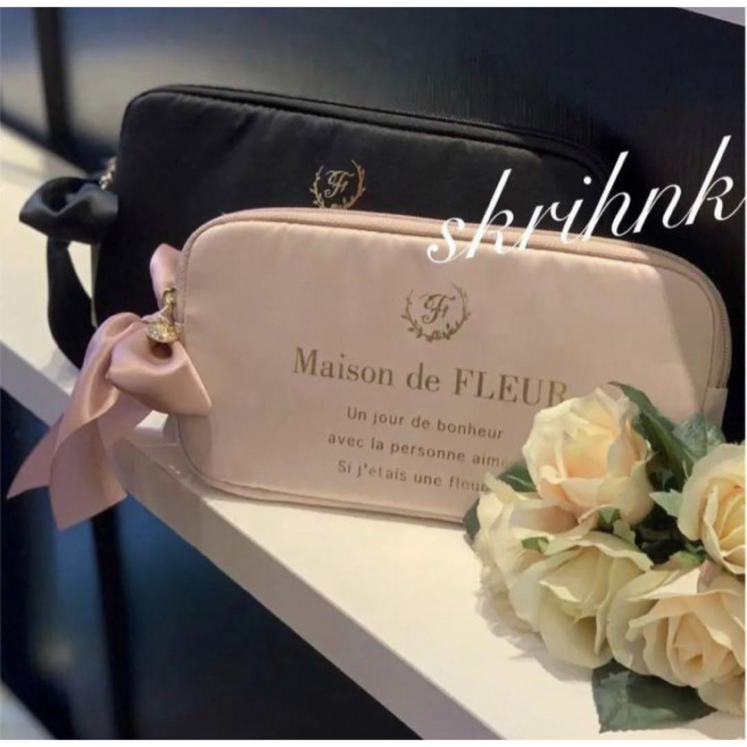 Maison de FLEUR(メゾンドフルール)の♡メゾンドフルール♡スイッチ用ケース♡ピンクベージュ♡新品♡任天堂Switch用 レディースのファッション小物(ポーチ)の商品写真