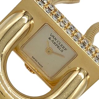 ヴァンクリーフアンドアーペル(Van Cleef & Arpels)のヴァンクリーフ＆アーペル Van Cleef & Arpels カデナウォッチ 131977 K18YG/ダイヤモンド クオーツ レディース 腕時計(腕時計)