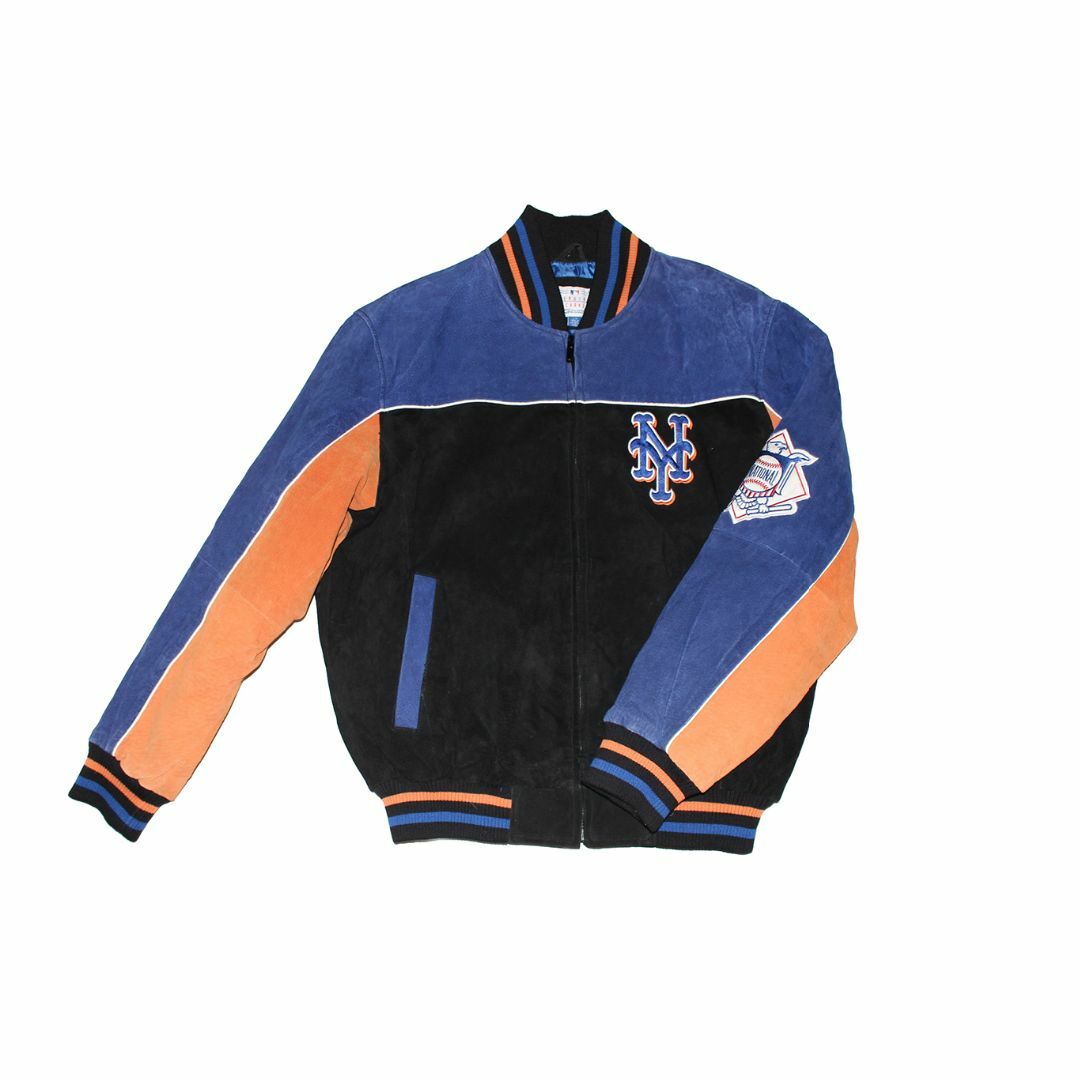 NEW YORK METS SUEDE LEATHER JACKETスタジャン