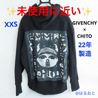 ジバンシィ(GIVENCHY)のGIVENCHY CHITO 22SS バンダナパッチ ロゴ刺繍 パーカー(パーカー)