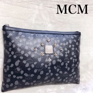 MCM - MCM ラブレス LOVELESS クラッチバッグ セカンドバッグ スタッズ