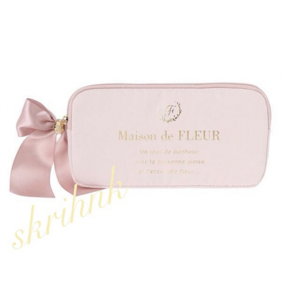 Maison de FLEUR(メゾンドフルール)の♡メゾンドフルール♡スイッチライト用ケース♡ピンクベージュ♡新品タグ付き♡ポーチ レディースのファッション小物(ポーチ)の商品写真