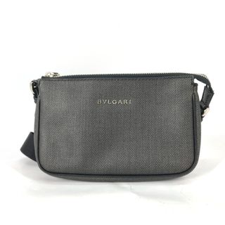 ブルガリ(BVLGARI)のブルガリ BVLGARI ウィークエンド 斜め掛け ポシェット カバン ショルダーバッグ PVC グレー 美品(ショルダーバッグ)