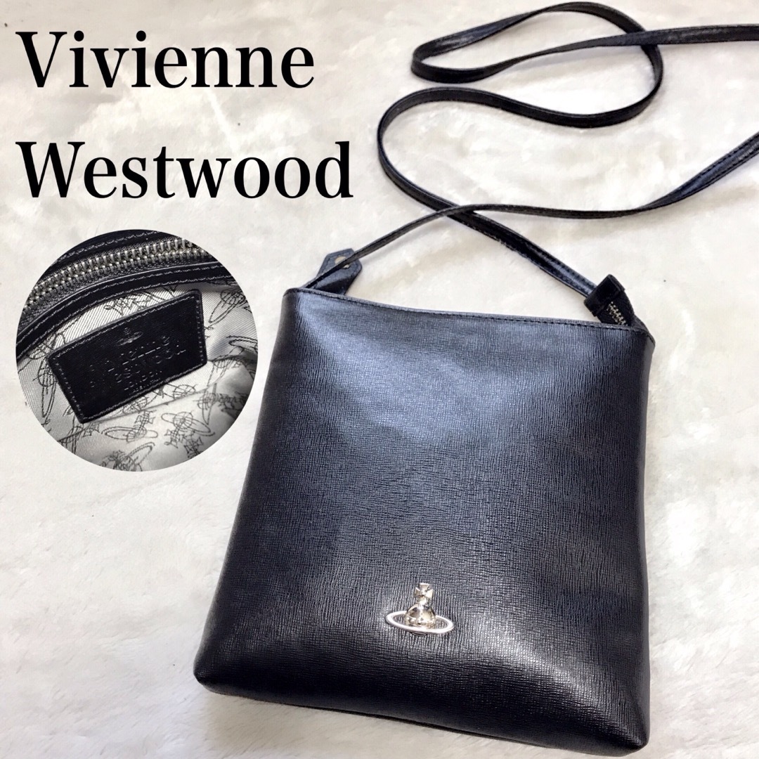 美品 Vivienne Westwood オーブ クロスボディ ショルダーバッグみららショップバッグ