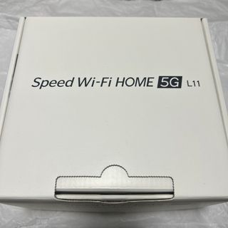 ユーキューコニュニケーションズ(UQ Communications)のSpeed Wi-Fi HOME 5G L11 ホワイトWi-Fiルーター(PC周辺機器)