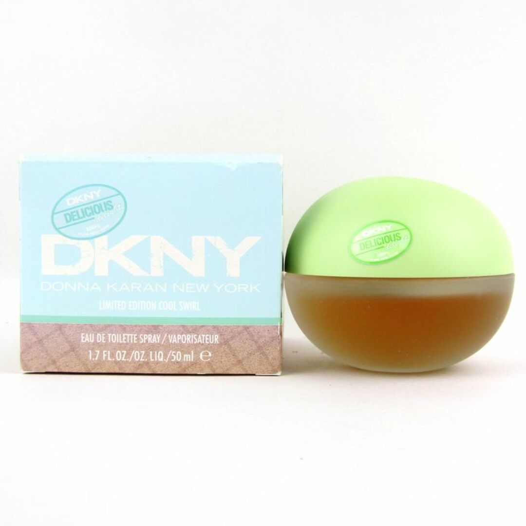 DKNY(ダナキャランニューヨーク)のダナキャラン ニューヨーク 香水 デリシャス ディライツ クール スワール オードトワレ 残量多め 箱難有 レディース 50mlサイズ DKNY コスメ/美容の香水(香水(女性用))の商品写真