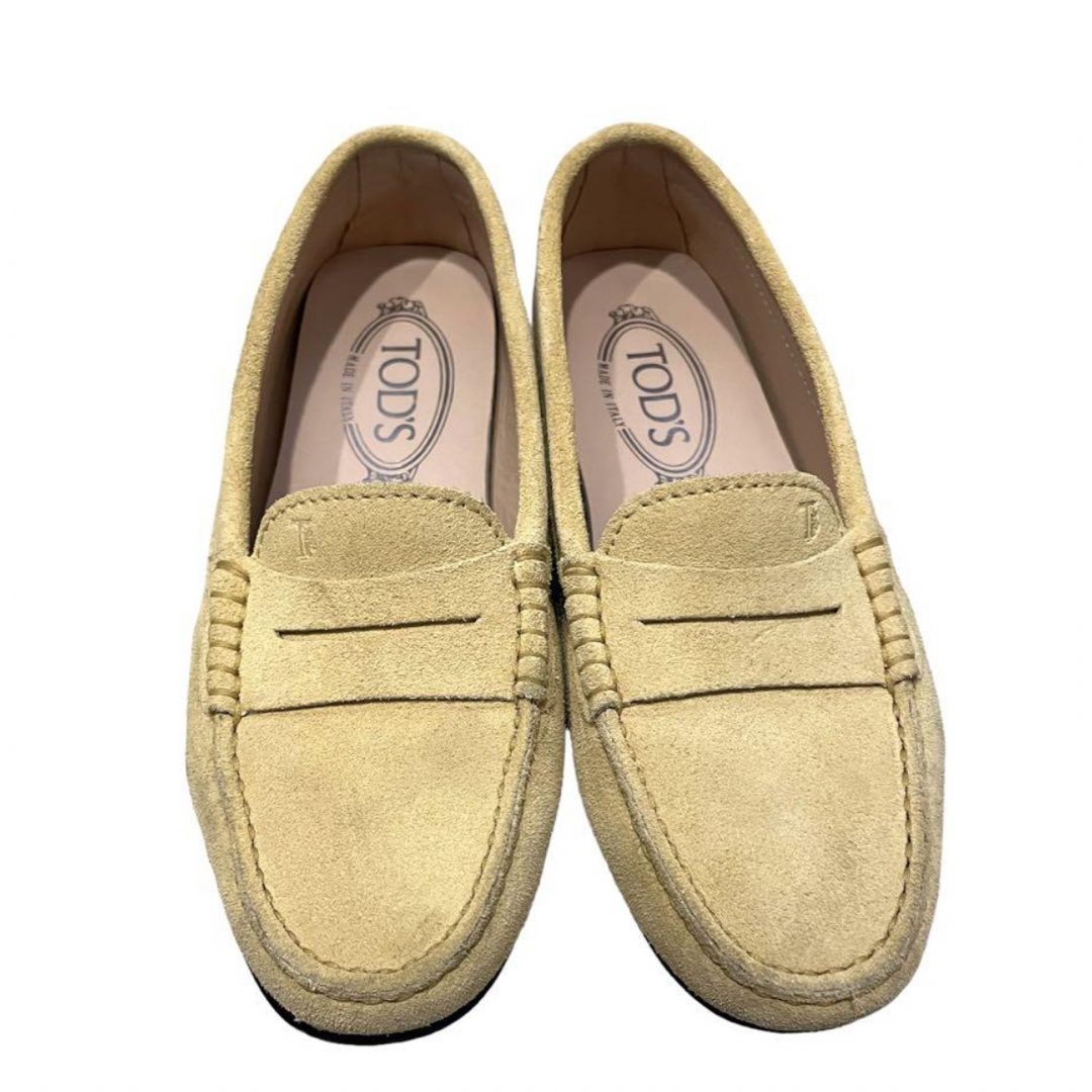 TOD'S(トッズ)のTOD'S トッズ スエード ローファー サイズ35.5 レザー レディース レディースの靴/シューズ(ローファー/革靴)の商品写真