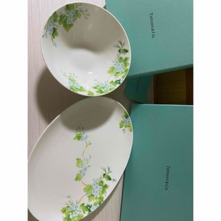 ティファニー(Tiffany & Co.)のティファニー　リーフオーバルプレート　ボウル(食器)