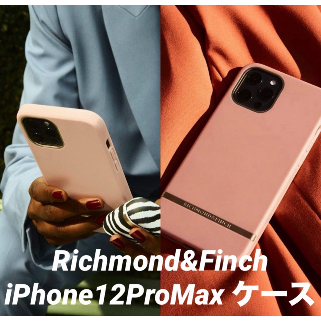 Richmond&Finch  iPhone12ProMax ケース  ピンクiPhoneケース