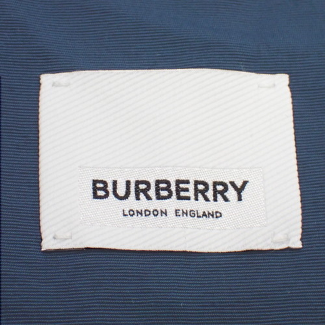 BURBERRY(バーバリー)のBURBERRY(バーバリー) パッチワークジャケット アウター アパレル ファッション 衣類 チェック柄 M コットン ナイロン ブルー青 ブラウン茶 メンズ 40802081233【中古】【アラモード】 メンズのジャケット/アウター(ナイロンジャケット)の商品写真