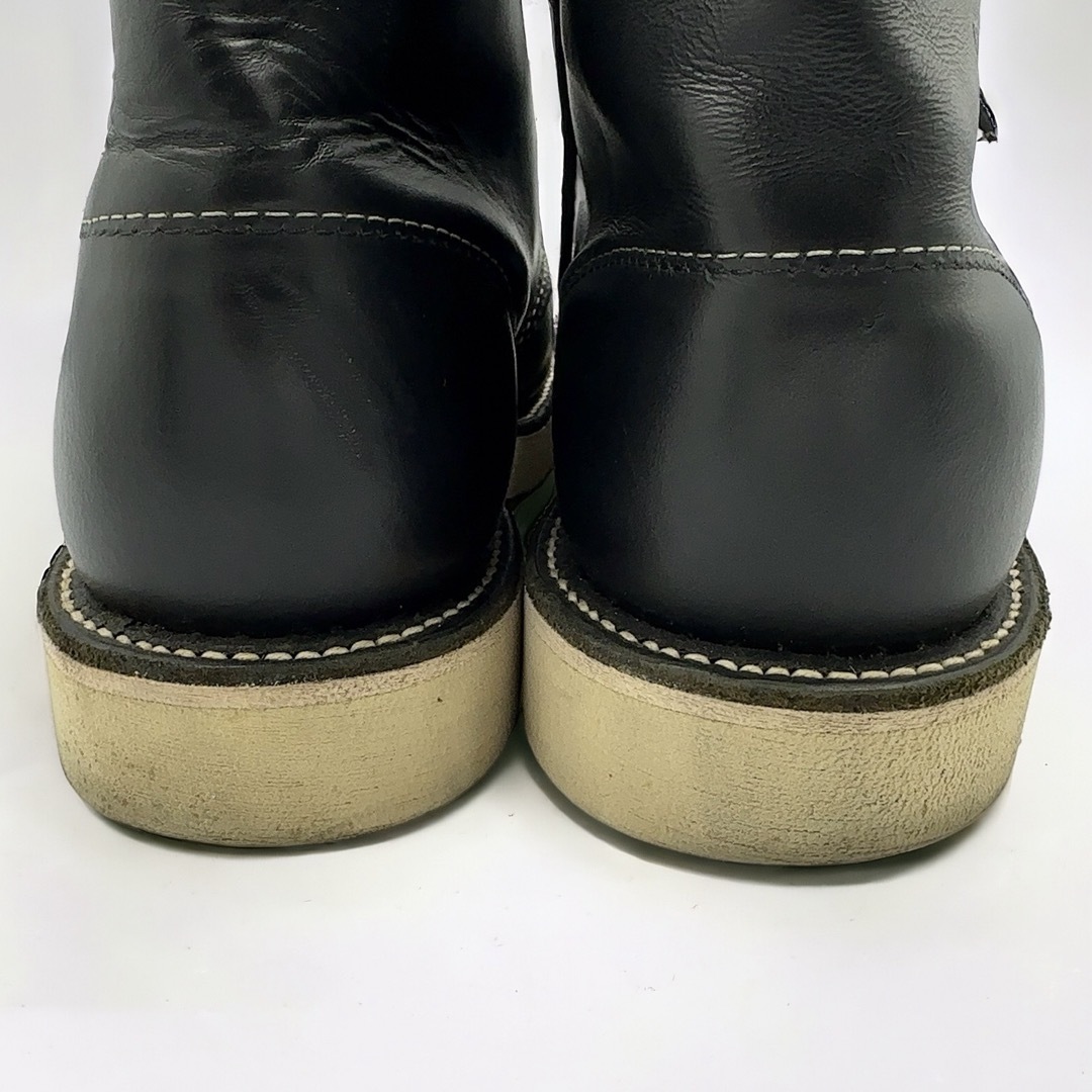 REDWING(レッドウィング)の08年製 RED WING レッドウイング 8165 8.5D  黒プレーン メンズの靴/シューズ(ブーツ)の商品写真