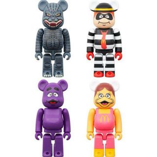 ベアブリック(BE@RBRICK)のゴジラVSマクドナルド　ベアブリック　フィギュアセット　BE@RBRICK(キャラクターグッズ)