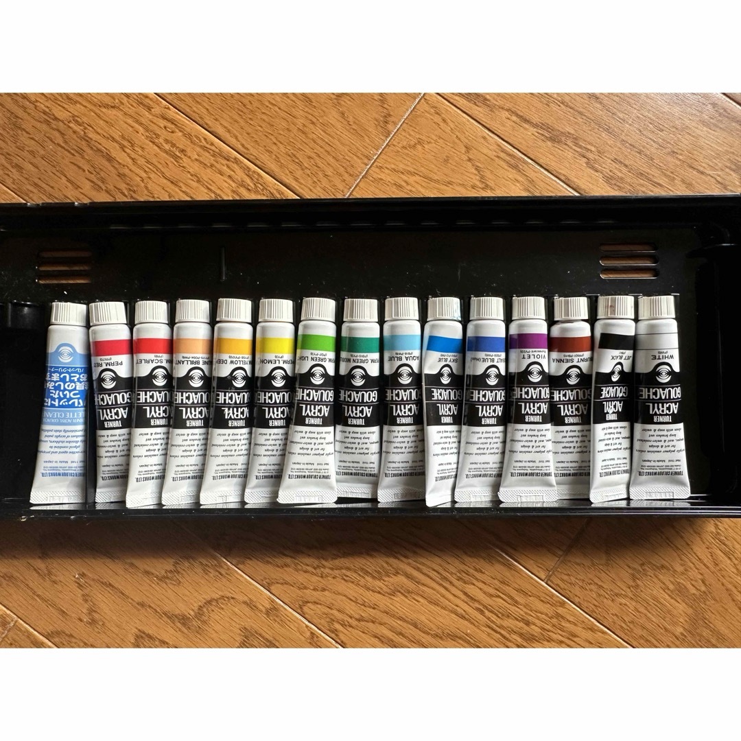 TURNER COLOUR(ターナーシキサイ)のアクリルガッシュ ターナー 14色セット エンタメ/ホビーのアート用品(絵の具/ポスターカラー)の商品写真