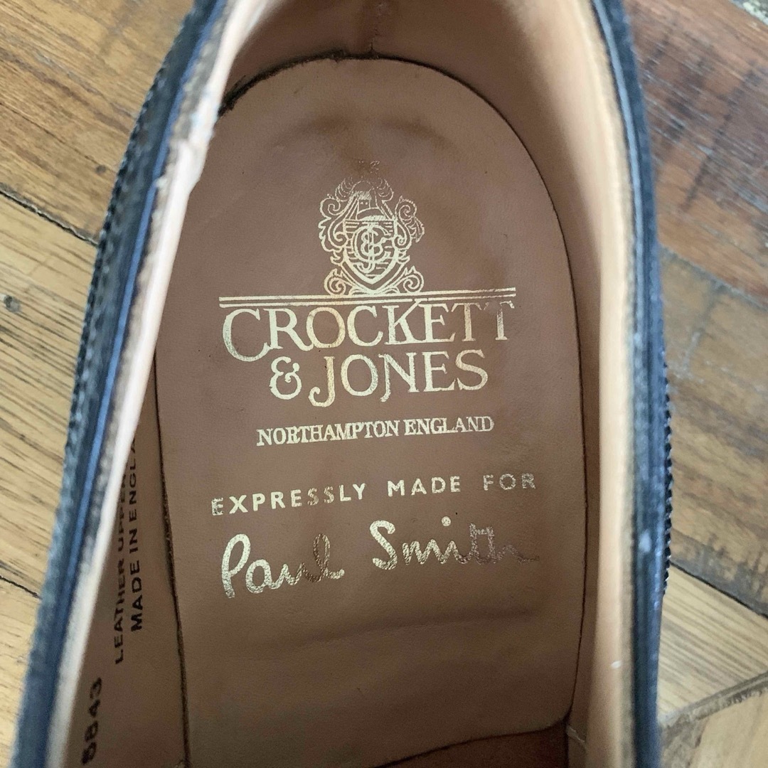 Crockett&Jones(クロケットアンドジョーンズ)のCROCKETT&JONES x Paul Smith ウィングチップ 6HE メンズの靴/シューズ(ドレス/ビジネス)の商品写真