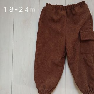 シーイン(SHEIN)の◎新品◎【 SHEIN 】18-24M＊コーデュロイフラップポケットパンツ(パンツ/スパッツ)