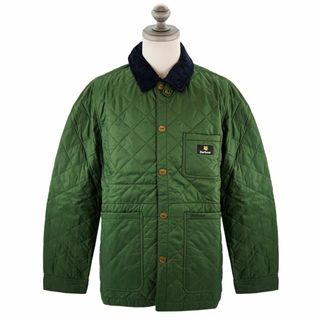 バーブァー(Barbour)のBARBOUR×MAISON KITSUNE バブアー×メゾンキツネ 2023年-2024年秋冬新作 ジャケット MQU1735 男女兼用 コラボ GN73 グリーン Lサイズ(ブルゾン)