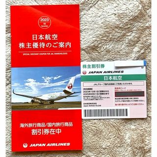 ジャル(ニホンコウクウ)(JAL(日本航空))の日本航空JALの株主優待券 1枚　+　冊子(航空券)