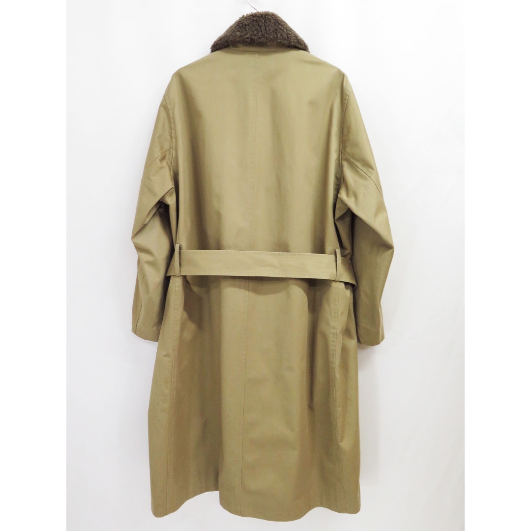 susuri ススリ ボア カラー ベルテッド ロング マーシュ コート メンズ メンズのジャケット/アウター(その他)の商品写真