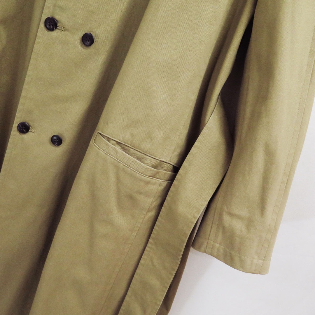 susuri ススリ ボア カラー ベルテッド ロング マーシュ コート メンズ メンズのジャケット/アウター(その他)の商品写真