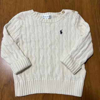 ラルフローレン(Ralph Lauren)の美品！ラルフローレン＊80サイズ　ケーブルニット(ニット/セーター)