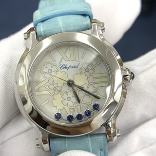 ショパール(Chopard)のショパール　ハッピースポーツ ブロッサム 8509 クォーツ SS  レザー時計(腕時計)