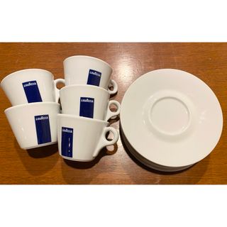 ラバッツア　コーヒーカップ&ソーサー5セット 中古品 カプチーノコーヒーカップ (グラス/カップ)