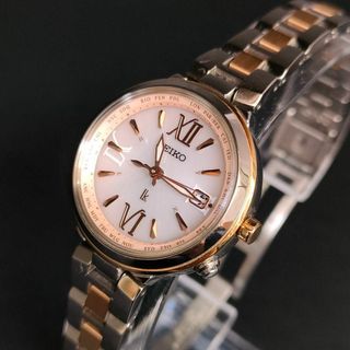 Erupur時計アクセサリー極美品【稼働品】SEIKO　セイコールキア　ゴールド　シルバー　レッド　ソーラー