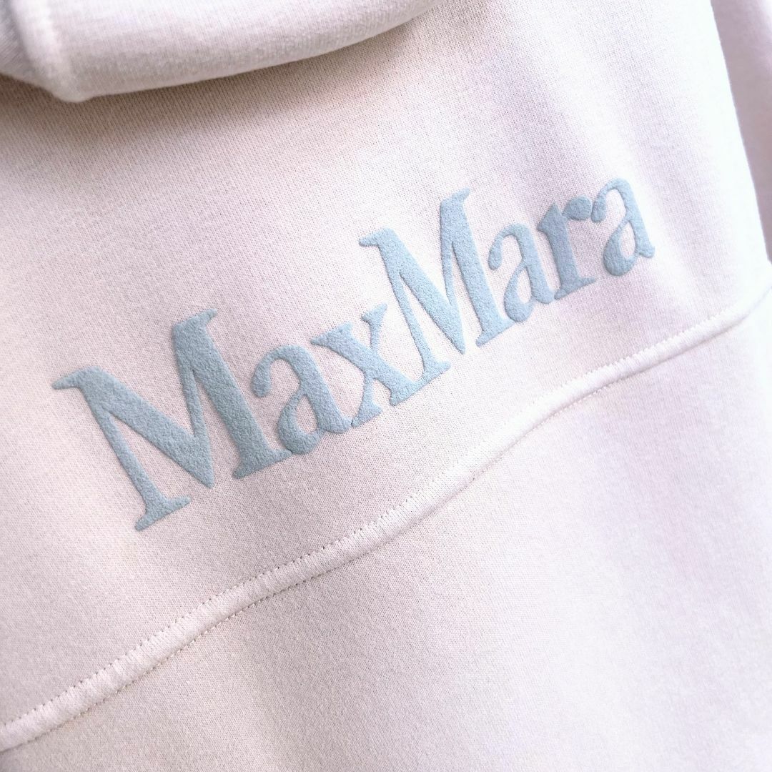 Max Mara(マックスマーラ)の★MAXMARA★美品★ビッグロゴ★裏起毛★パーカー★ワンピース レディースのワンピース(ロングワンピース/マキシワンピース)の商品写真