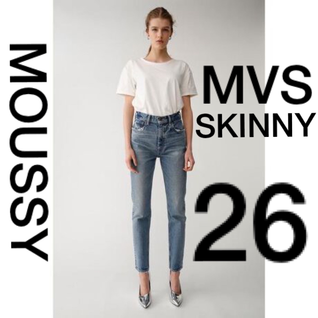 MOUSSY MVS SKINNY 26 デニム 26inch ハイウエスト | フリマアプリ ラクマ