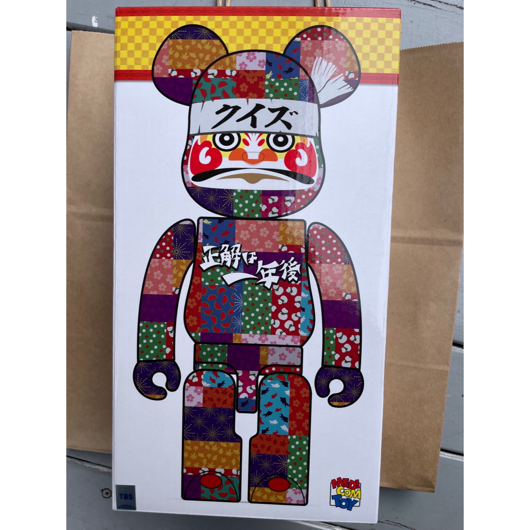 BE@RBRICK 達磨 クイズ☆正解は一年後 400%エンタメ/ホビー