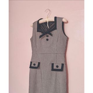 エピヌ(épine)のtreat urself 80s retro check one-piece(ロングワンピース/マキシワンピース)